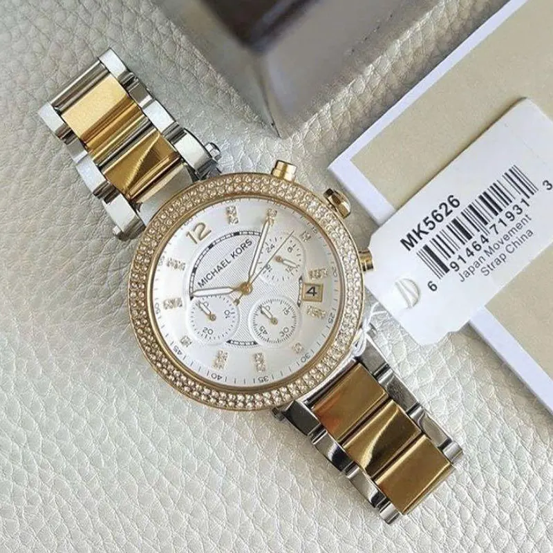 Michael Kors Parker White Dial Ladies Watch- MK5626